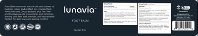 Lunavia_Foot Balm Label.jpg Lunavia_Foot Balm Label - Lunavia Foot Balm Label